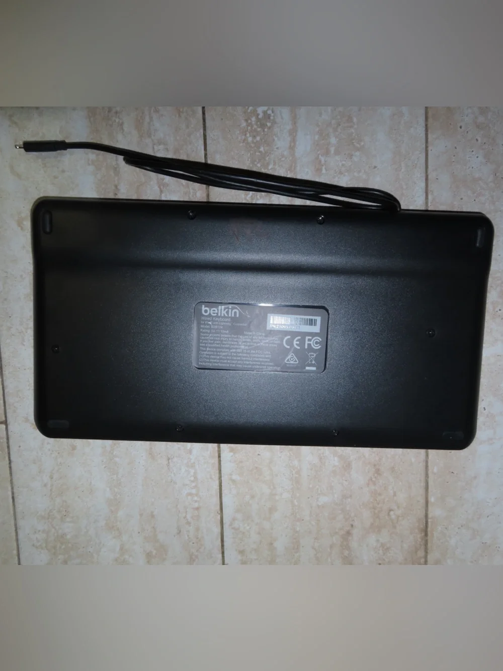 Belkin Wired Keyboard for iPad with Lightning Connector